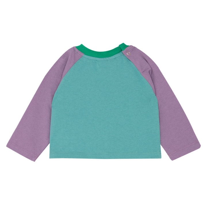 The Campamento Purple Sleeves Baby Shirt - La Gentile Store