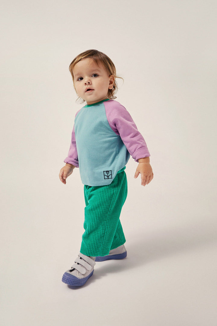 The Campamento Purple Sleeves Baby Shirt - La Gentile Store