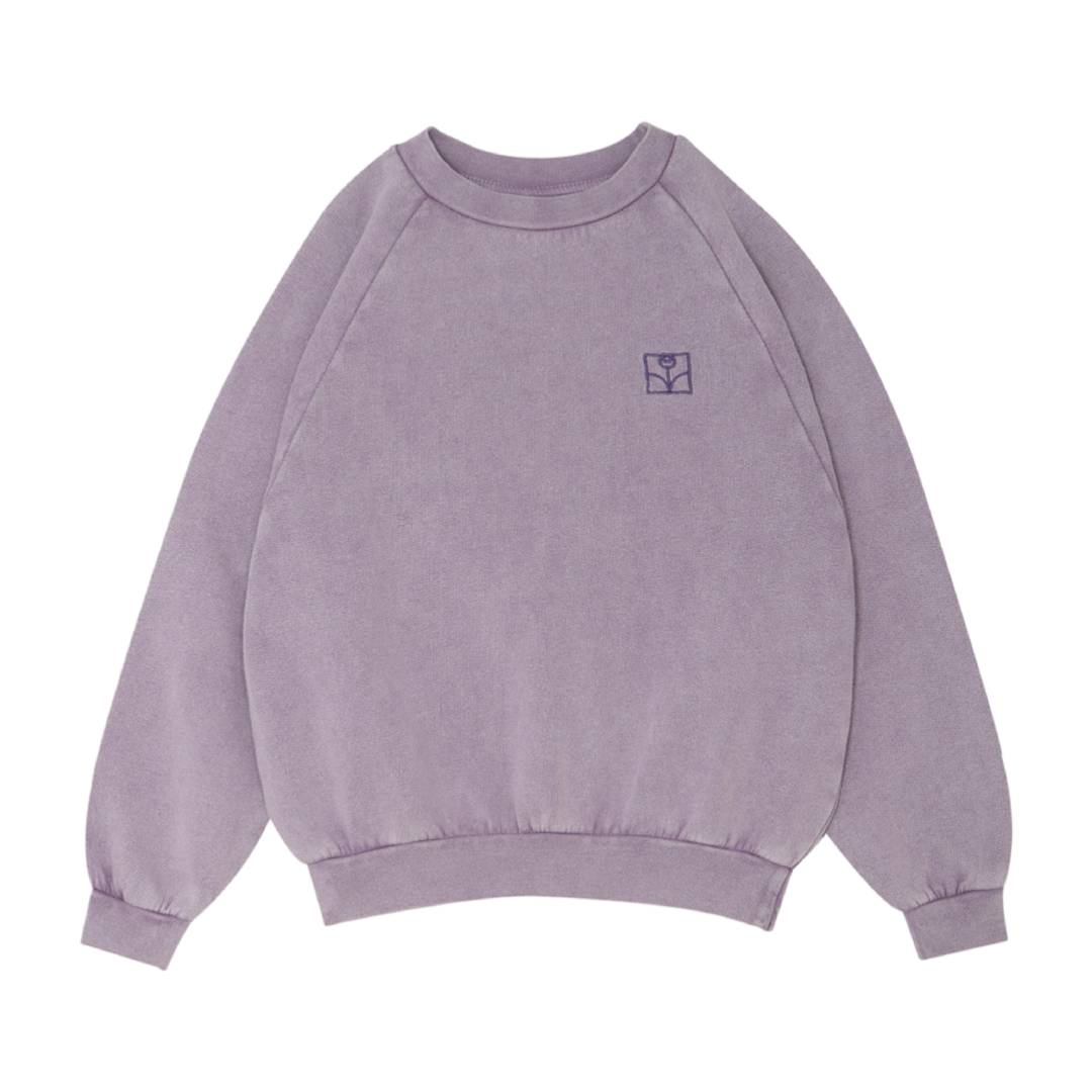 The Campamento Purple Washed Oversized Kids Sweatshirt - La Gentile Store