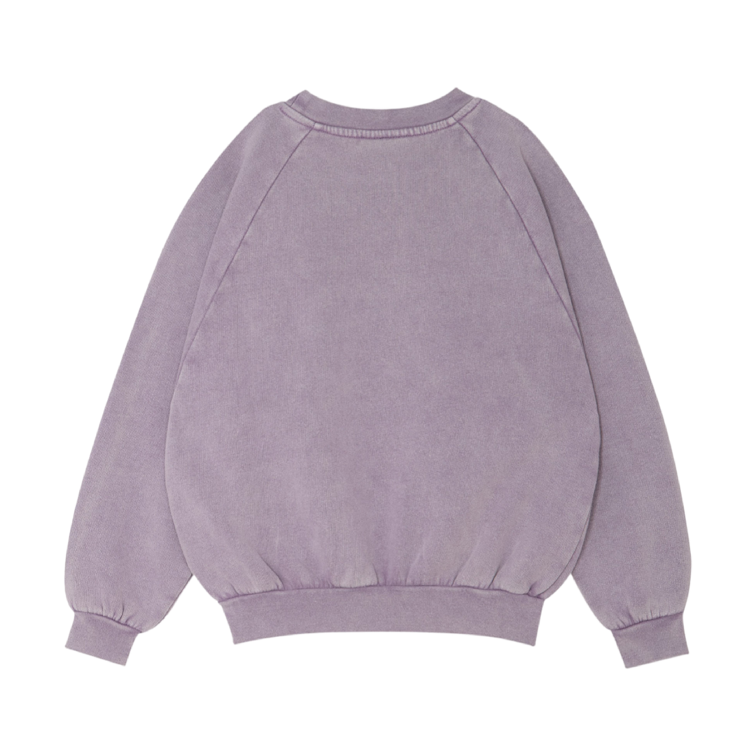 The Campamento Purple Washed Oversized Kids Sweatshirt - La Gentile Store