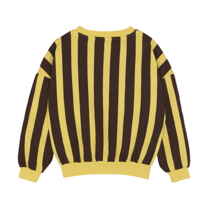 The Campamento Yellow Stripes Oversized Kids Sweatshirt - La Gentile Store