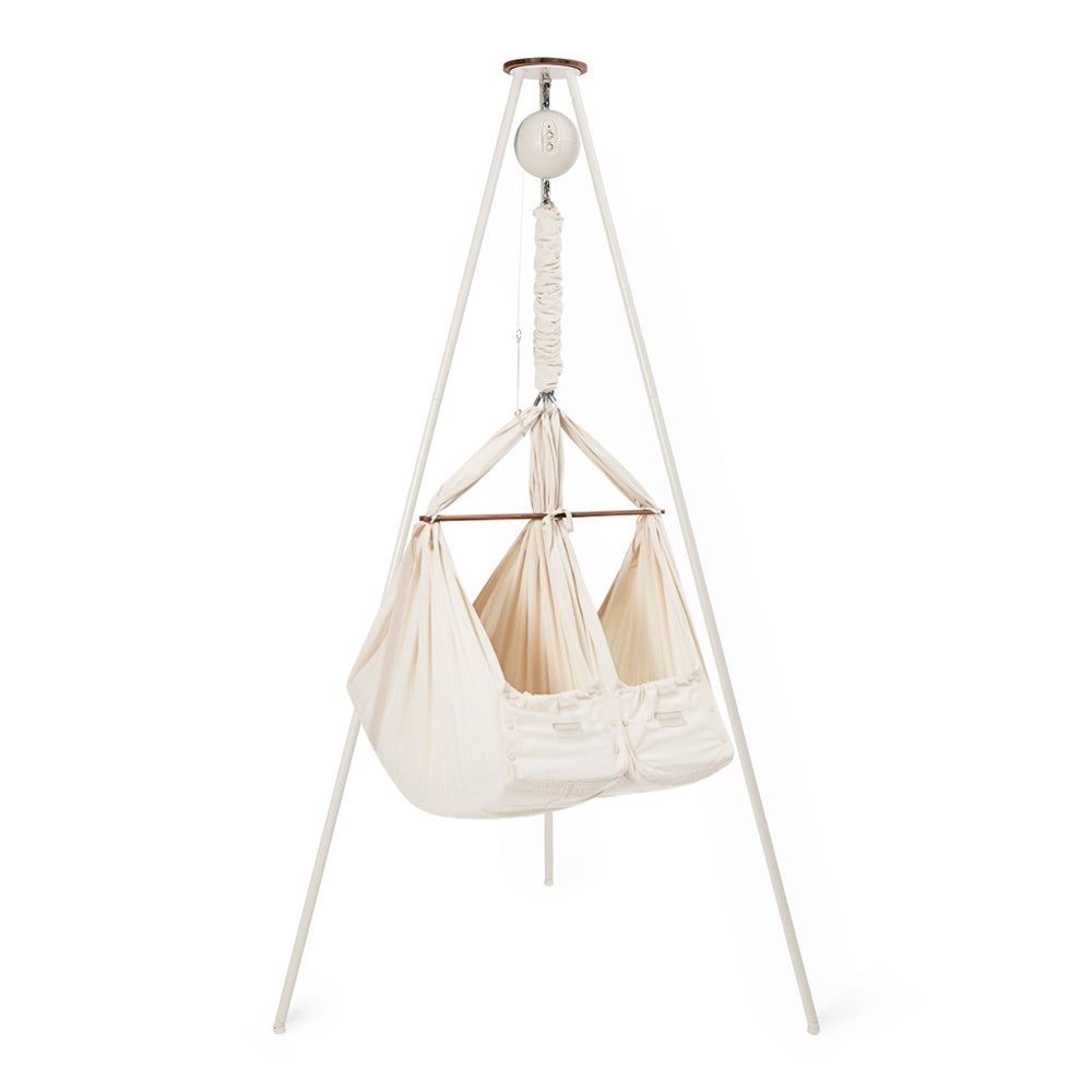 Twin Baby Hammock Classic Bundle - White - La Gentile Store