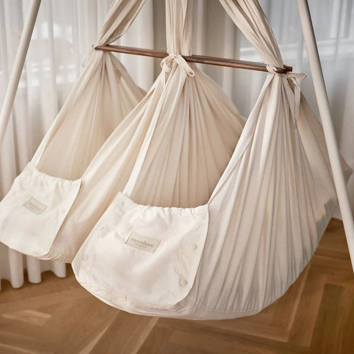 Twin Baby Hammock Classic Bundle - White - La Gentile Store