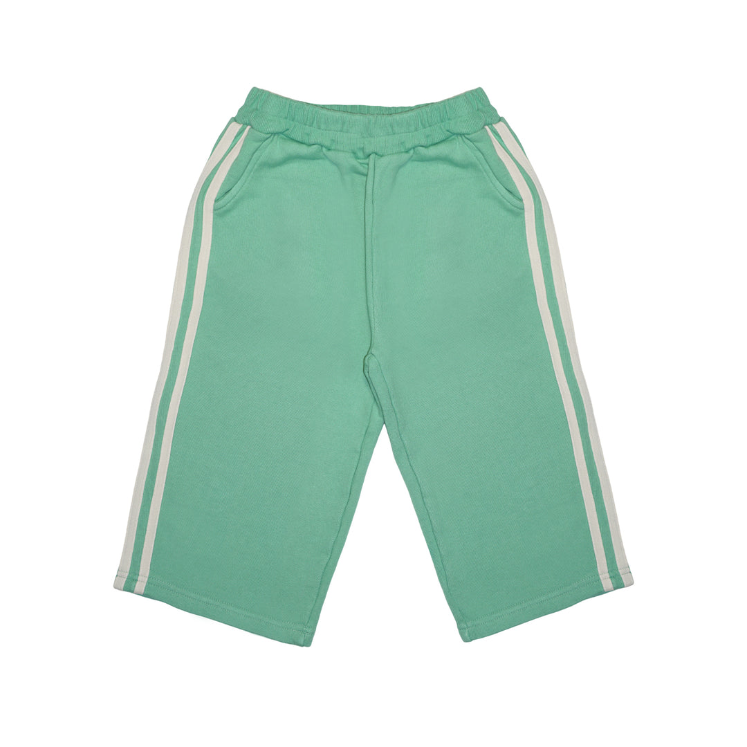 Twin Stripe Sweatpants Green