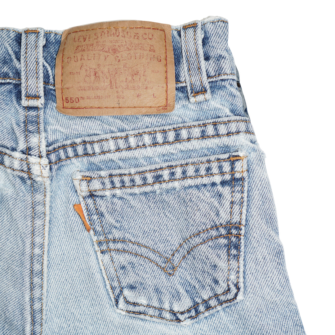 Vintage Custom Levi's 550 Fit 4T Orange Tab