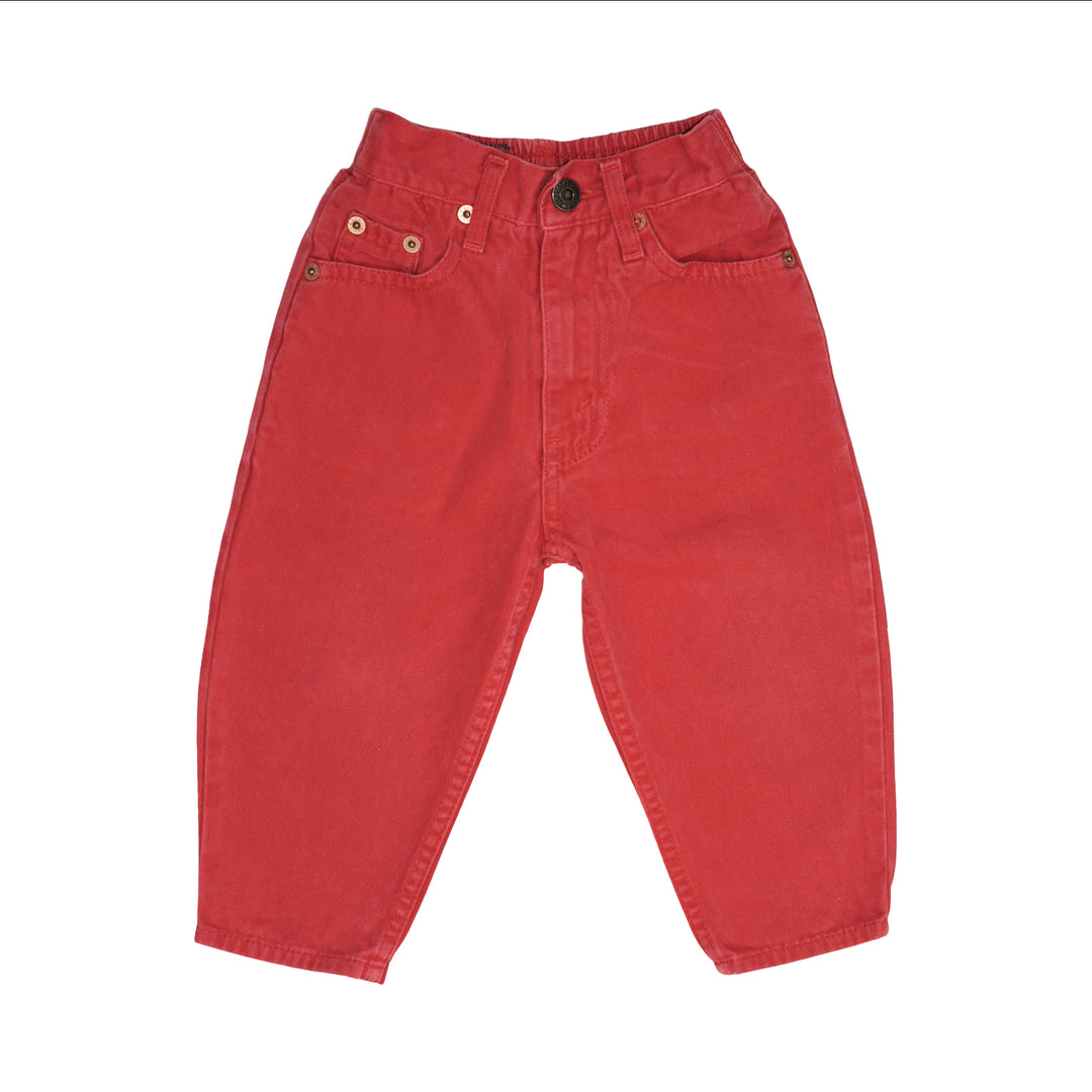 Vintage Baby Levi's Red 18M