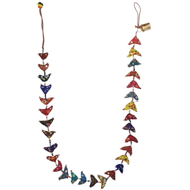 Vintage Birds with Bell Garland