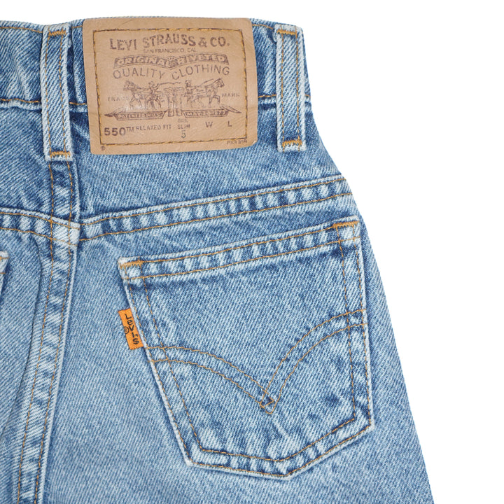 Vintage Levi's 550 Fit Jeans 5T Orange Tab