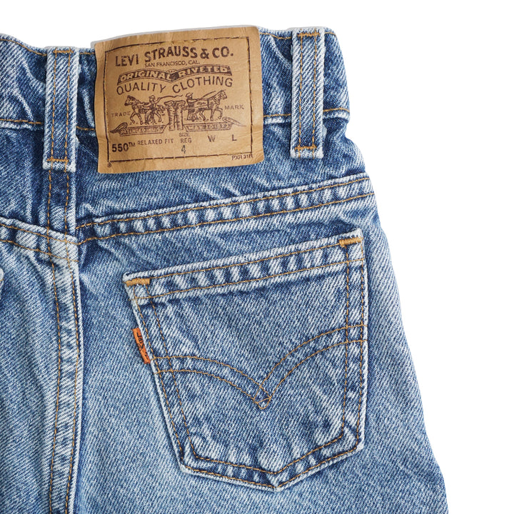 Vintage Levi's 550 Fit Jeans 4T Orange Tab
