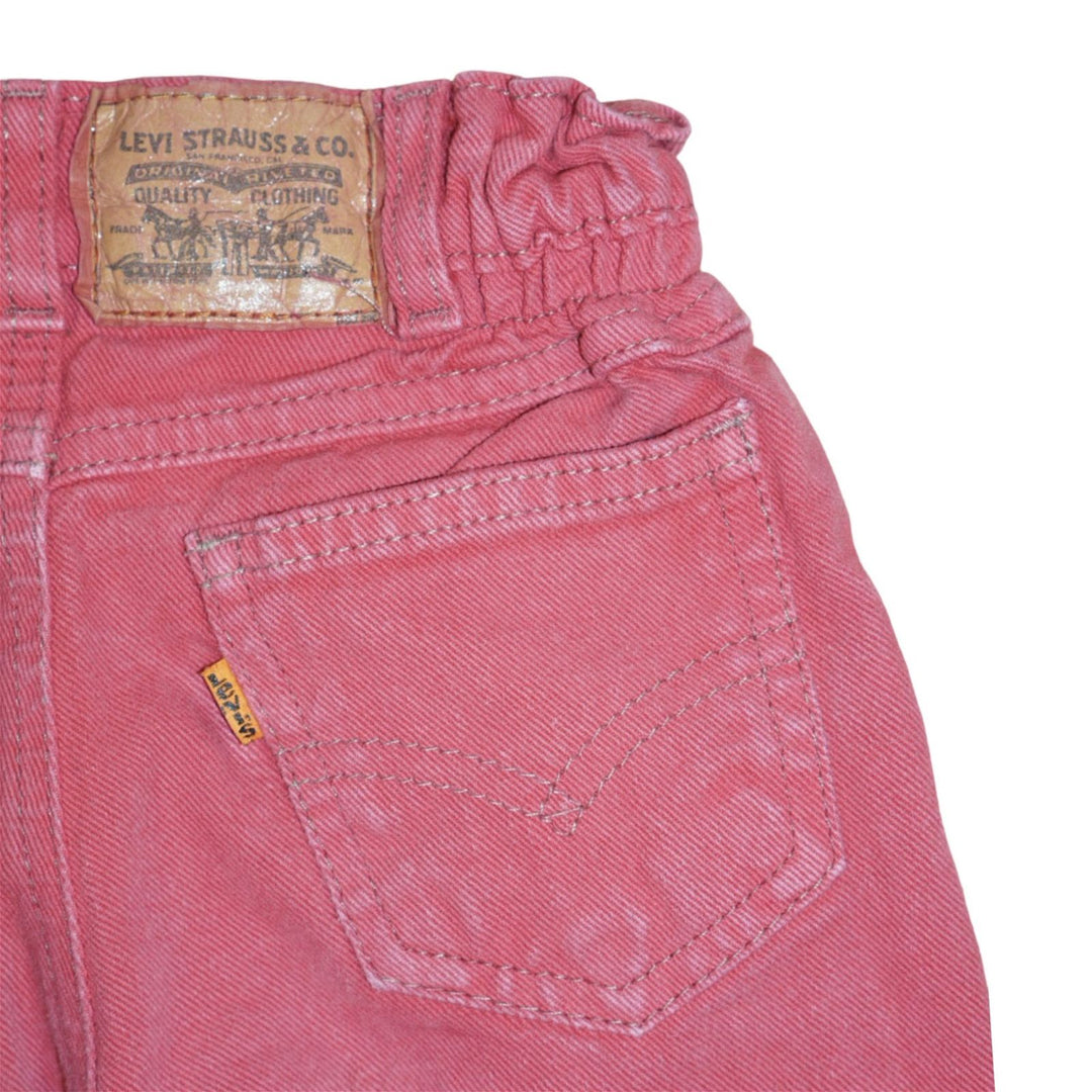 Vintage Levi's 566 Fit Jeans Washed Red 5-7Y - La Gentile Store