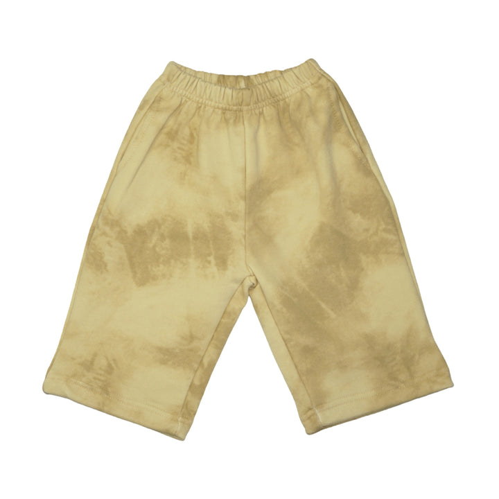 Tie Dye Drawstring Sweatpants Yellow