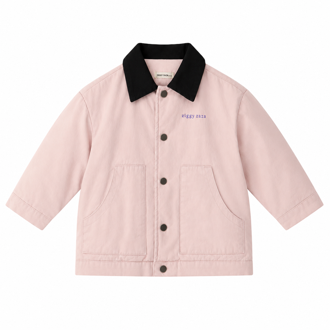 Ziggy Zaza Kaze De Kat Padded Coat Peony Pink