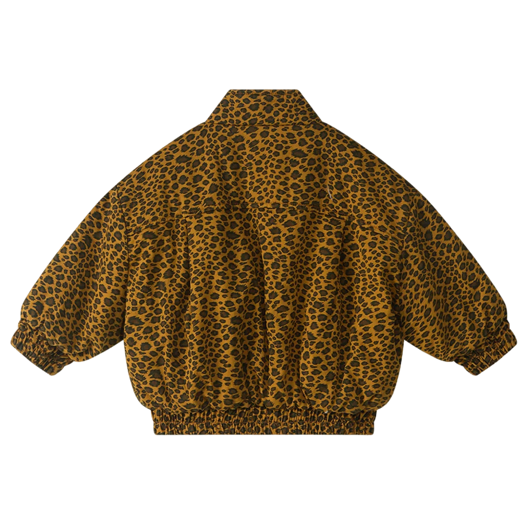 Ziggy Zaza Disco Padded Bomber Leoapard