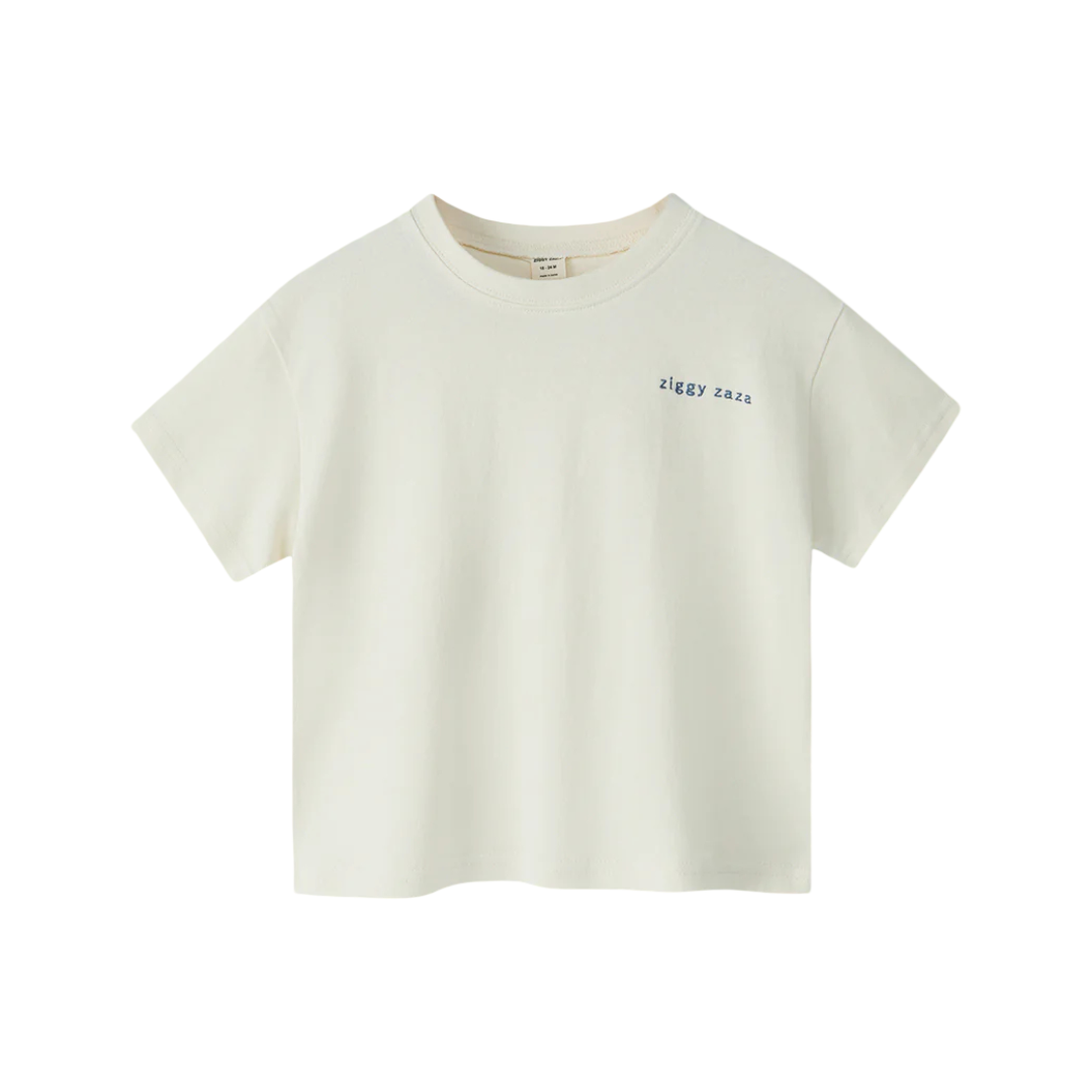 Ziggy Zaza Mouse Tee Vintage White