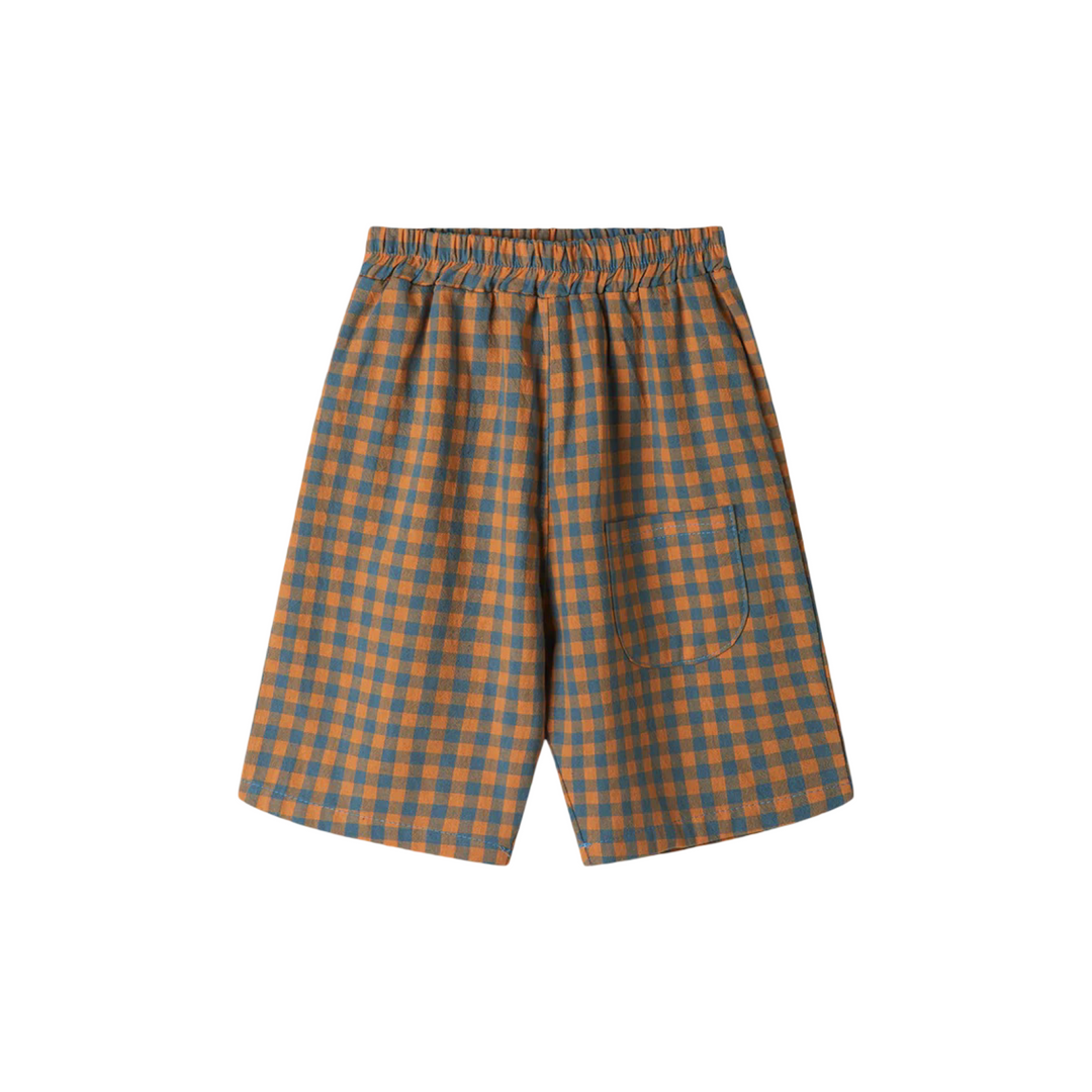 Ziggy Zaza Neko Gingham Short Tangerine