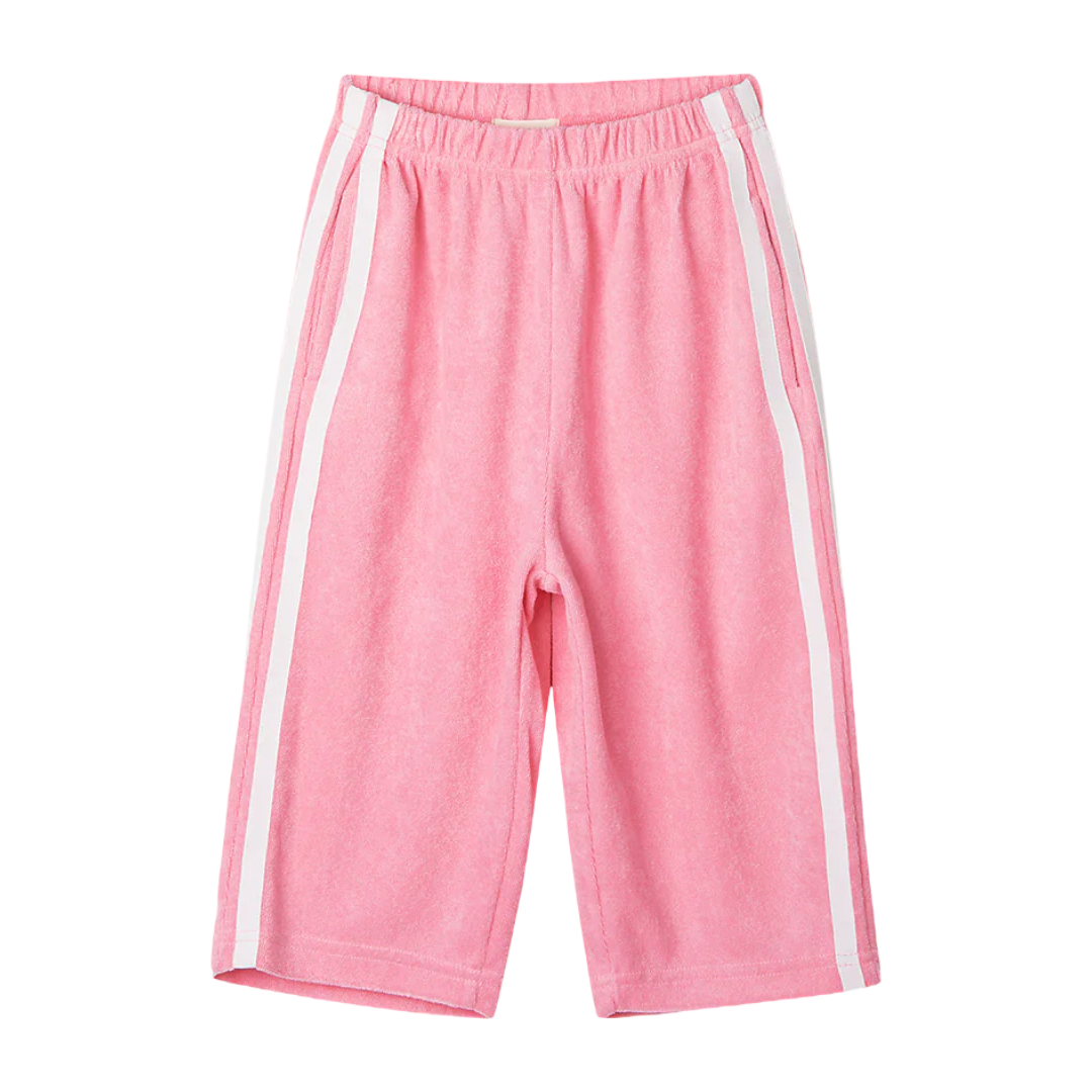 Ziggy Zaza Twin Stripe Terry Pant Pink