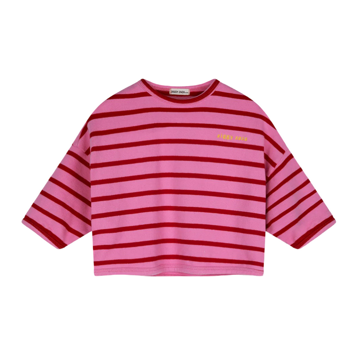 Ziggy Zaza Row Row Pullover Rose Stripe