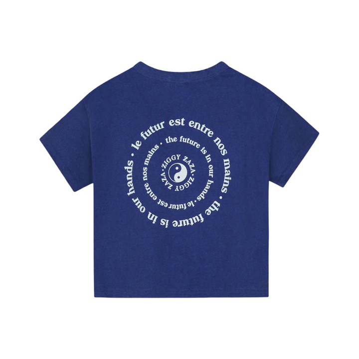 Ziggy Zaza Love Your Mother Tee Lapis Blue