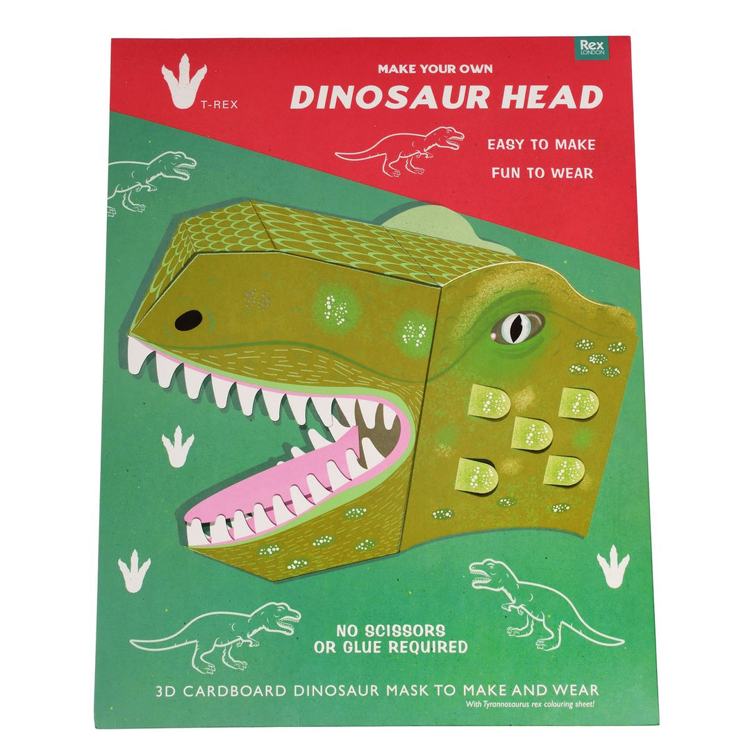 3D Cardboard Dinosaur Mask