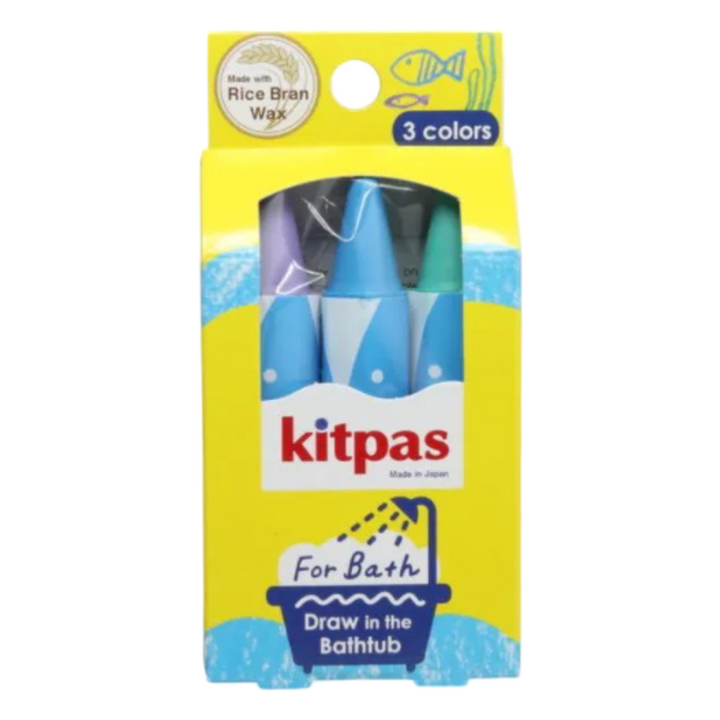 Kitpas Bath Crayon Set Fish - 3 pcs