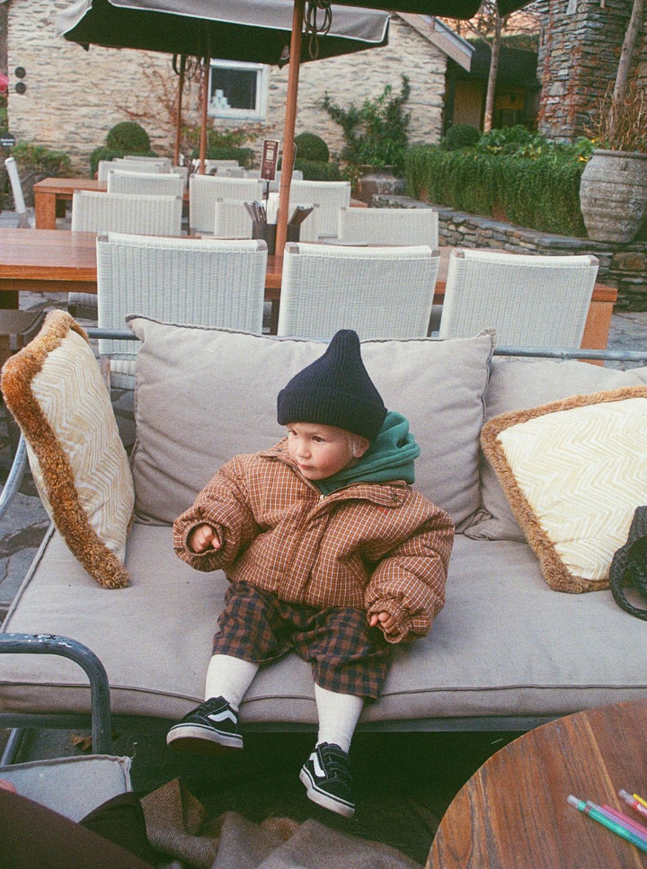 Ziggy Zaza Juno Bomber Jacket Maple Check