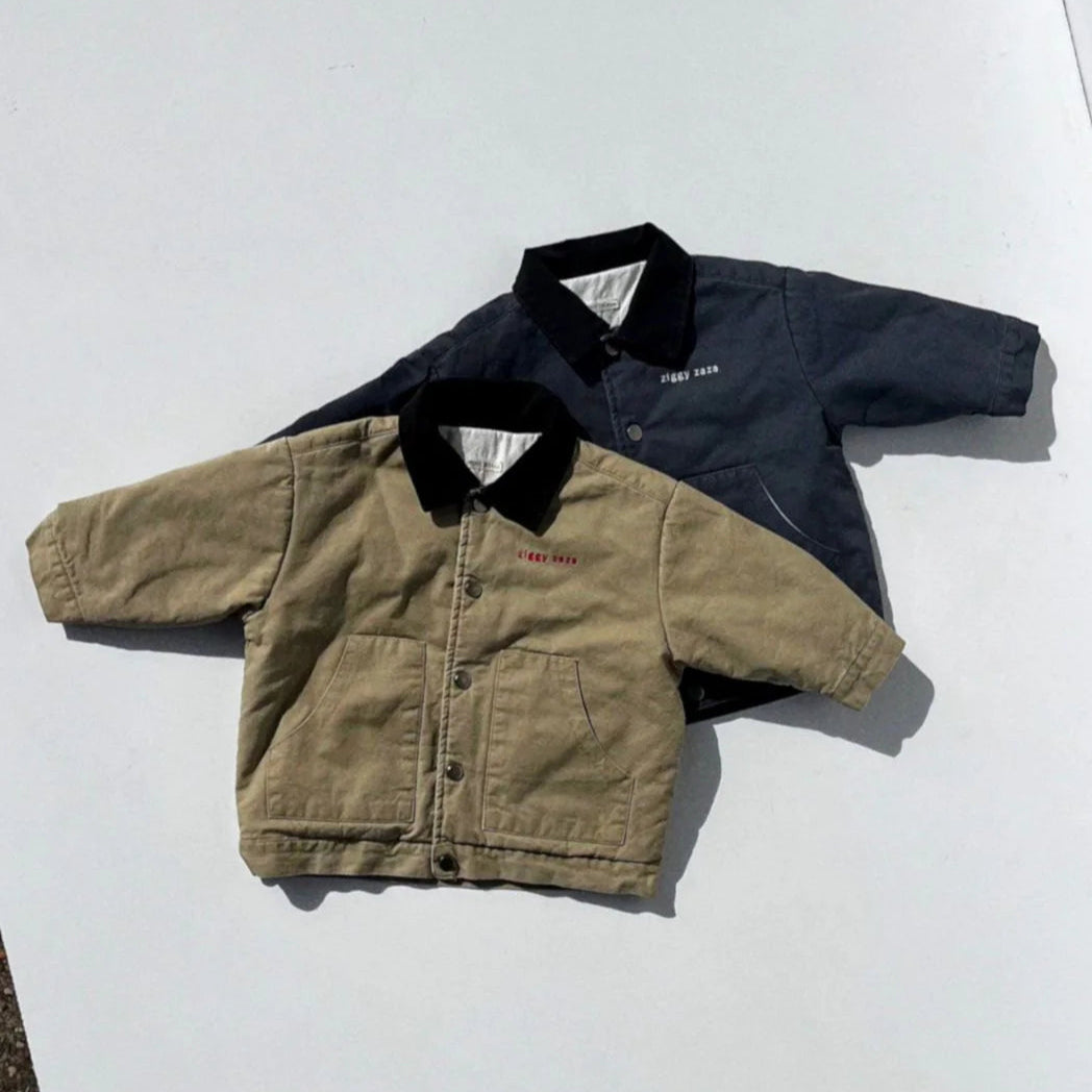 【未着用品】ziggy zaza トロプルオーバー チョコレート 2-3y ZIGGY ZAZA