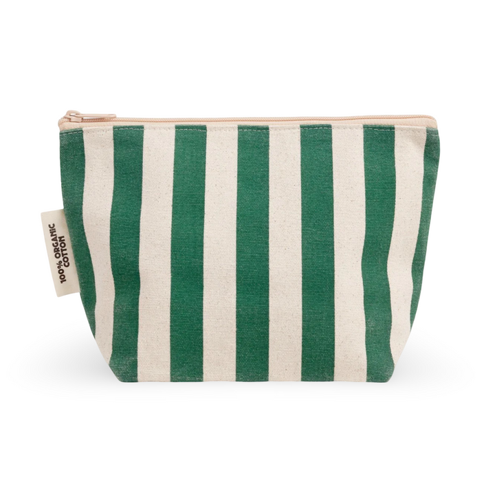 Dr Max's Organic Cotton Zipper Pouch Green