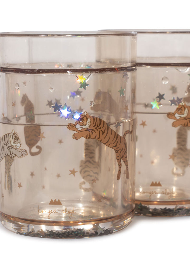 Konges Sløjd Glitter Cups Tiger 2 Pack