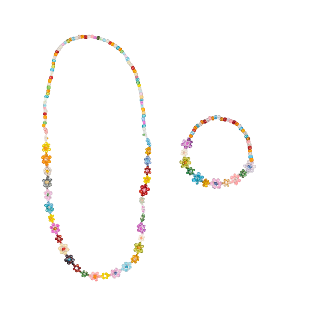 Konges Sløjd Flower Field Necklace and Bracelet