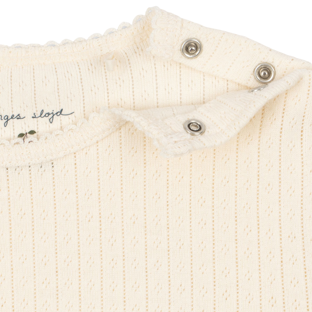 Konges Sløjd Minnie Pointelle Body Antique White