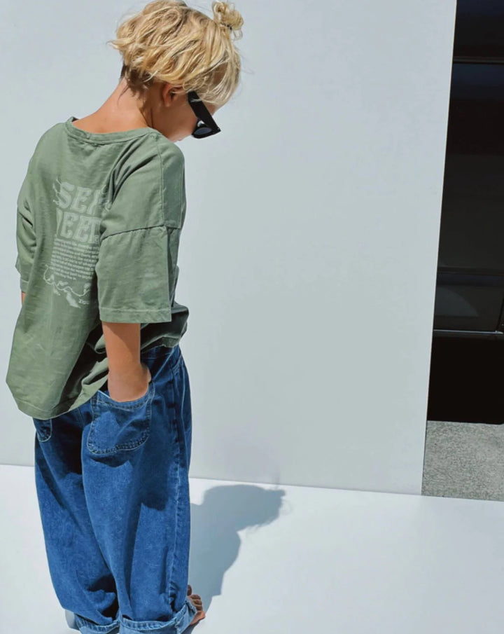 Ziggy Zaza Seaweed Tee Kelp