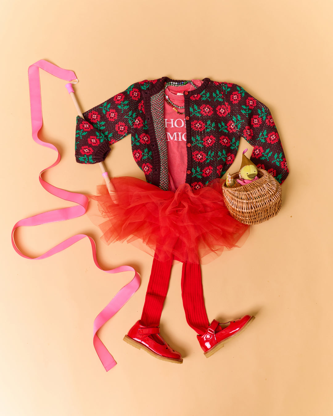 Le Petit Souk Pink Gymnastics Ribbon