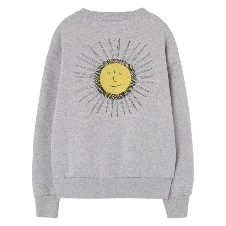 The Animals Observatory Bear Kids Sweatshirt Grey Heather