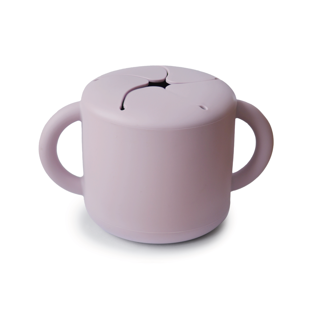 Mushie Silicone Snack Cup Soft Lilac